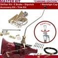 thumbnail image 1 of American Shifter  518 Shifter Kit Chrome 23 in. Swan E Brake Cable Clamp Trim Kit Dipstick for DDA57, 1 of 1