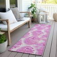 thumbnail image 6 of Addison Rugs Chantille Indoor/Outdoor Transitional Diamond Pink Washable Runner Rug, 2'3" x 7'6", 6 of 6