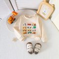 thumbnail image 2 of Gerichy Kids Christmas Sweatshirt Toddler Boys Girls Round Neck Car Printed Shirt Tops Outfit 18M-5T, 2 of 7