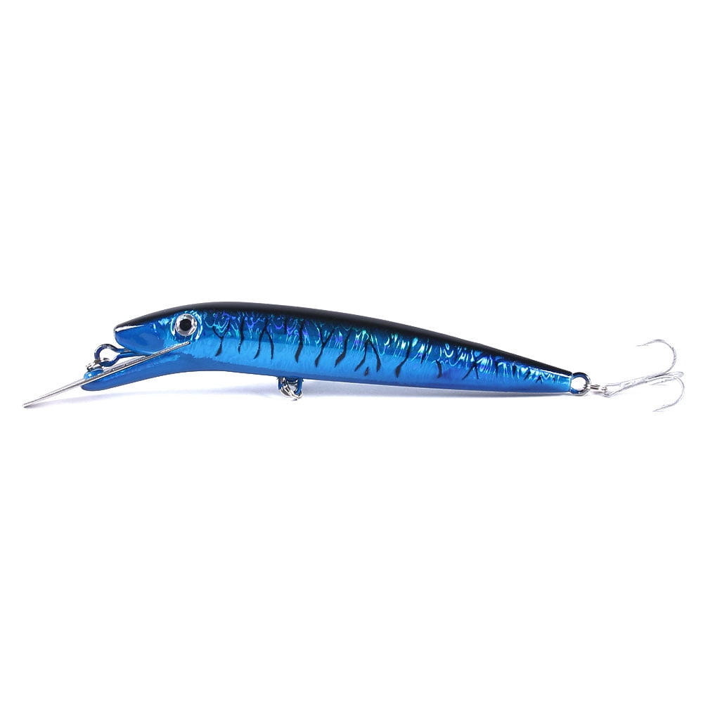 HENGJIA Fishing Deep Diving Fishing Lures Swimbait Large Sinking Minnow Lure Saltwater Jerkbait Lure 5Pcs/kit, 1.59oz/7.76in