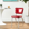 thumbnail image 7 of Richardson Seating Diner Chair with 2" Box Seat-Color:Zodiac Burgundy, 7 of 7