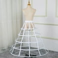 thumbnail image 2 of COOLHOOD Crinoline Underskirt Petticoat Cage 2/3/4/5 Hoops for Women Girls Bridal Dress Vintage Gown Short Long Hoop Skirt, 2 of 3