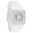 thumbnail image 1 of Nixon Men's A1161254 The Newton White Lum Dial White Rubber Strap Plastic Watch, 1 of 4