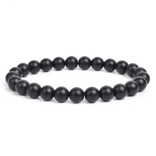 Pulsera de cuentas de piedra Natural, brazalete de cuarzo, cristal de energía curativa, Ojo de Tigre, Lazuli, Pulsera elástica pulida, joyería de moda, 8mm