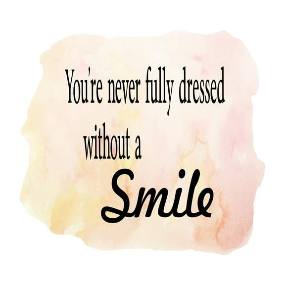 Quotes & Sayings Wall Decals for Children Bedroom - Quote on Watercolor Background Girl DIY & Creativity Boy Girl Bedroom Wall Sticker - Size: 10 In x 9 In