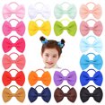 thumbnail image 1 of 40X Tie Bow Head Pendent Decal Multicolored Fine Workmanship Exquisite Polyester Long-lasting Exquisite Hair Supplies Attractive Outdoor Party Ribbon Bows, 1 of 8