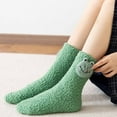 thumbnail image 2 of Womens Winter Socks, Mid Tube Socks with Fleece for Warmth and Cold Protection, 2 of 4