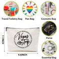 thumbnail image 2 of Bolsa de cosméticos BQXH Vegas Trip 9,6 x 7,1 x 0,5 cm, 4 unidades, 2 of 6