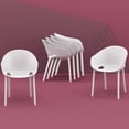 thumbnail image 2 of Compamia Sky Pro Stacking Dining Chair  White, 2 of 10