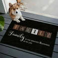thumbnail image 3 of 2x3 Ft Entryway Area Rug, Black Kitchen Rug Runner Washable Floor Mat, Farmhouse Country Vintage Wooden Grain Plaid Non Slip Indoor Door Mat Throw Carpet for Bathroom Living Room Bedroom, 3 of 8