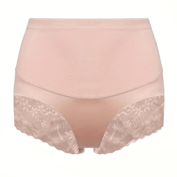 Levmjia Women High Waisted Seamless Panties Invisible No Show Underwear Breathable Comfortable Tummy Control Shaping Briefs for Daily Wear
