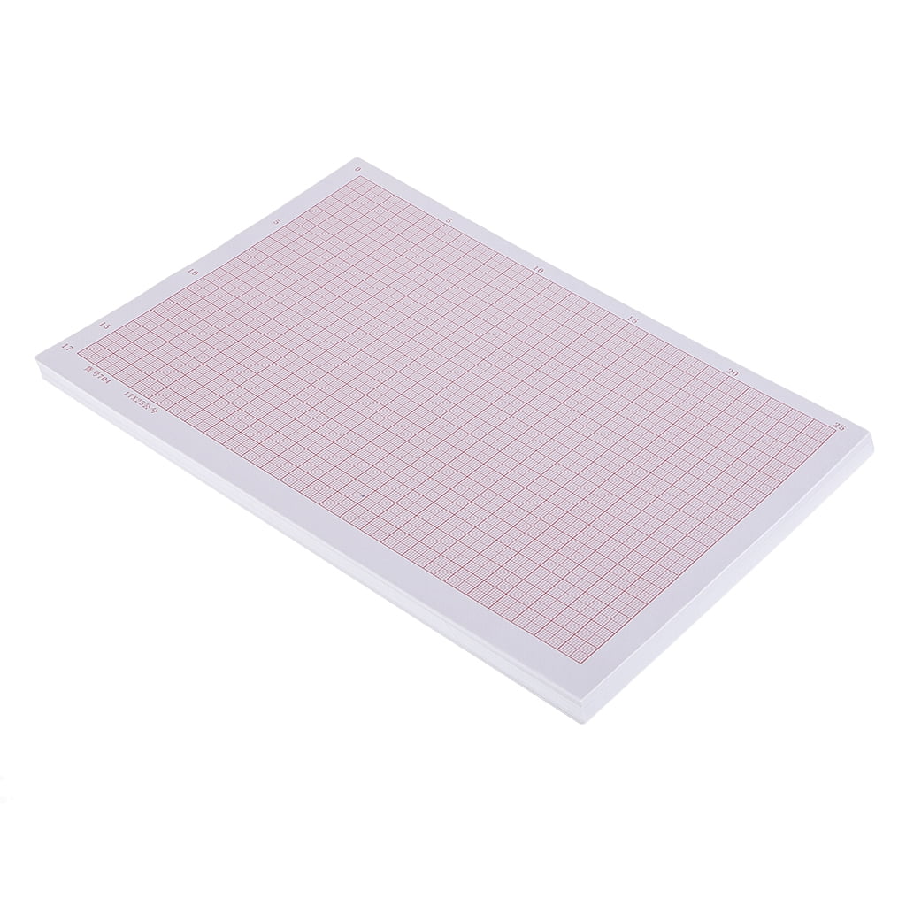 100 Pieces A4 Size Coordinate Paper Calculate Paper