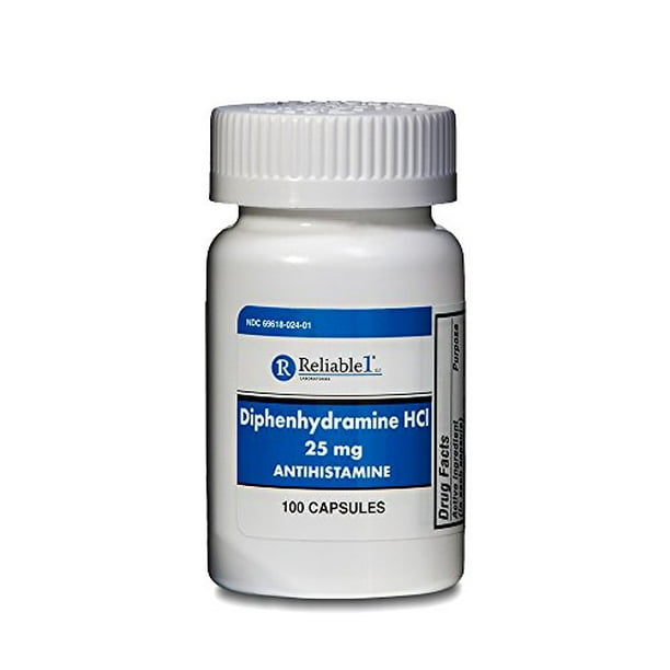 Principaux produits pharmaceutiques Banophen, 25 mg, 100 chacun