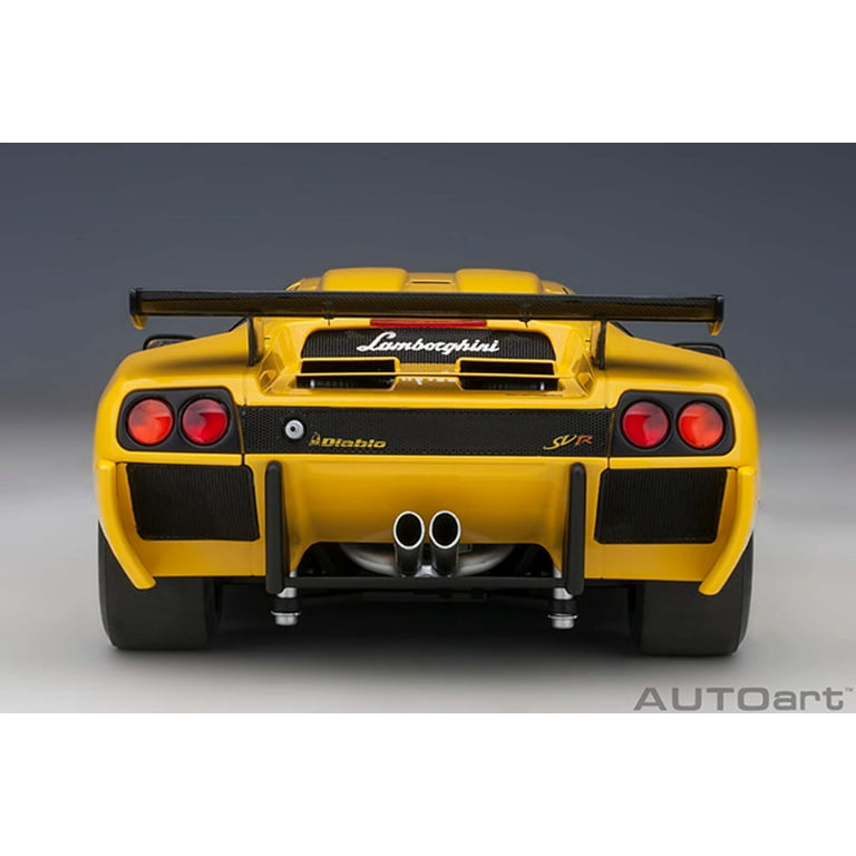 Lamborghini Diablo SV-R Superfly Yellow 1/18 Model Car by Autoart