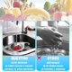 thumbnail image 2 of Colador de Fregadero de Acero Inoxidable, Escurridor de Verduras, Cesta de Drenaje para Filtrar Alimentos, Estante de Almacenamiento, Canasta Circular Colgante, 2 of 7