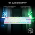 thumbnail image 3 of Razer DeathStalker V2 Pro TKL Clavier de Jeu Sans Fil : Commutateurs Optiques Profil Bas Linéaire Rouge - HyperSpeed Sans Fil et Bluetooth - Chroma RGB - Batterie jusqu'à 200 H - Snap Tap - Blanc, 3 of 7