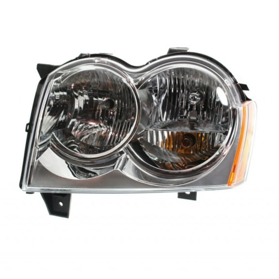 For Jeep Grand-Cherokee Headlight 2005-2007 Driver Side | w/ Bulbs | DOT Certified | CH2502160 | 55156351AK