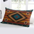 thumbnail image 5 of Aztec Southwest Throw Pillow Cover 16 x 24 Inch Decorative Pillow Cover Vintage Geometric Farmhouse Art Lumbar Pillowcase Seasonal Rectangle Cushion Case for Couch Sofa Bed Living Room, 5 of 7
