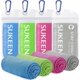 thumbnail image 1 of [4 Pack] Cooling Towel (40"x12"), Ice Towel, Soft Breathable Chilly Towel, Microfiber Towel for Yoga, Sport, Running, Gym, Workout,Camping, Fitness, W, 1 of 5
