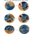 thumbnail image 6 of Dog Denim Jumpsuit Cat Pet Jean Overalls Clothes for Small Medium Dogs,Pet Jeans Apparel Puppy Jean Jacket,Dog Denim Jumpsuit Cat Pet Jean Overalls Clothes For Yorkie (Blue,L), 6 of 7