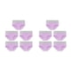 thumbnail image 2 of Qarigey 5 piezas de ropa interior de mujer de cintura alta Bragas de algodón Calzoncillos de cintura elástica Púrpura L 2Conjunto, 2 of 6