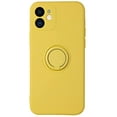 thumbnail image 7 of Kickstand Case Compatible with iPhone 13 Pro, Soft Silicone Protective Case Cover with 360°Rotatable Ring Holder (Yellow, iPhone 13 Pro), 7 of 7