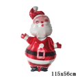 thumbnail image 3 of Globos de aluminio con forma de hombre de jengibre de Navidad, globos de Navidad, globos de helio para Navidad, suministros para fiestas de Año Nuevo, decoración navideña 2023, 3 of 5