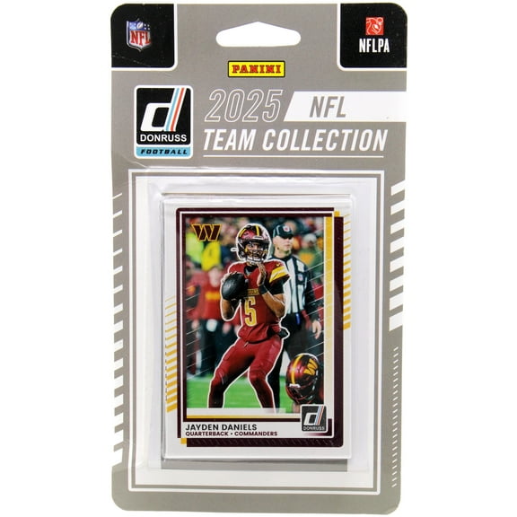 2025 Donruss Factory Sealed Team Set Washington Commander Jayden Daniels