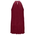 thumbnail image 6 of DHFJKG Casual Halter Dresses For Women Wedding Guest Dress Textured Sleeveless Off The Shoulder Mini Dress Summer Trendy Dresses, 6 of 6