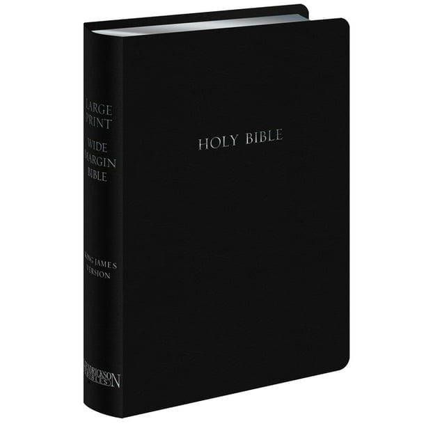 Large Print Wide Margin Bible-Kjv (Hardcover) - Walmart.com