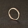 thumbnail image 7 of 1.5MM Rose Gold Wedding Band Stainless Steel Women's Jewelry Tail Ring Size 6-12, 7 of 7