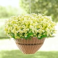 thumbnail image 5 of Artificial Flowers for Outdoors, 12 Bundles Fake Flowers Bulk UV Resistant Daisy Flowers Plastic Greenery Shrub Plant Window Box Flowers for Wedding Garden Home Porch Summer Decor White, 5 of 8