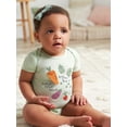 thumbnail image 3 of Gerber Baby Boy or Girl Gender Neutral Short Sleeves Onesies Bodysuits, 5-Pack (Newborn - 12 Months), 3 of 14
