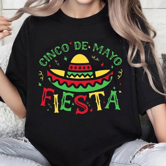 100% Cotton Unisex Cinco De Mayo Shirt for Women Mexican Party Shirts Fiesta Short Sleeve May 5th Shirt 5 De Mayo Tee Tops