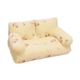 thumbnail image 3 of Cama para perros, sofá nido para gatos, transpirable, suave y cómodo, sofá para perros y gatos, tumbona para mascotas, suministros para mascotas, S amarillo, 3 of 8