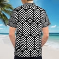 thumbnail image 6 of High Quality Hawaiian Shirts for Men Short Sleeve Aloha Beach Shirt Floral Summer Casual Button Down Shirts Blouses TVAMZN, 6 of 7