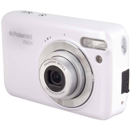 Polaroid White iS824 Digital Camera with 16 Megapixels and 8x Optical (Best Digital Camera Under 6000)