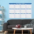 thumbnail image 6 of 2026 Erasable Wall Calendar, Double-Sided Large Monthly Planner, Dry Erase Yearly Schedule Poster for Home Office Classroom, Includes Markers & Adhesive Dots, 6 of 9