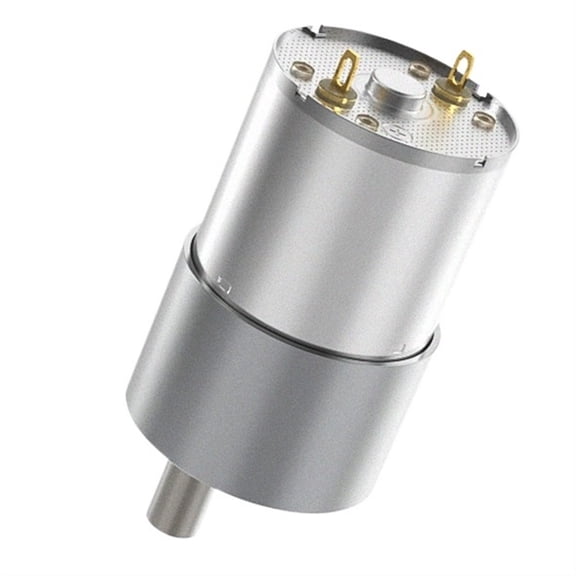37-3530 12/24v DC Gear Motor 37mm All Metal Gear Box 4RPM-1600 RPM Gearmotor Motop High Torque Eccentric Shaft Geared Motor ,Low Noise - 12RPM_12V BRACKET MOTOR