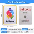 thumbnail image 1 of Richardy 26 unids/set Juguetes/Playground/Deportes Niños Regalos Inglés Tarjetas Flash Tar Richardy Richardy, 1 of 2