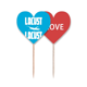 thumbnail image 1 of Palillos de dientes bandera etiqueta de amor selección de pastelitos, 1 of 4