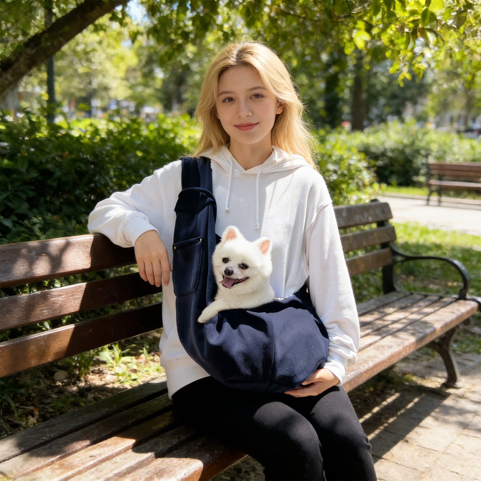 Lunxisen 3 Pcs Pet Carrier Backpack for Cats and Dogs Travel Shoulder Bag Comfortable Breathable Outdoor Adventure Carrier Bag