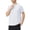 White, variant on Men's Quick Dry Sports T-Shirt, Ice Silk Fabric Short Sleeve Round Neck Top for Outdoor Activities, Stretchable and Breathable White 3XL
