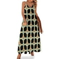 thumbnail image 1 of Vestido sin mangas estilo bohemio retro de los años 70 con estampado vintage de los años setenta, 1 of 7