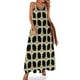 thumbnail image 1 of Vestido sin mangas estilo bohemio retro de los años 70 con estampado vintage de los años setenta, 1 of 7