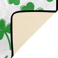 thumbnail image 3 of GZHJMY St. Patrick's Day Clover Door mat Non Slip Floor Door Rug, Soft Floor Mat for Kitchen Garden Bedroom Indoor Outdoor Entrance Home Holiday Decoration 23.6" x15.7", 3 of 7