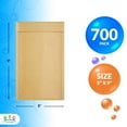 thumbnail image 3 of Brown Kraft Bubble Mailers, Padded Self Seal Envelopes, 700 Count, 5 x 9 in, 3 of 10