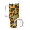 thumbnail image 2 of Balery Hawaii Palms Pattern 40oz Stainless Steel Tumbler Double Wall Vacuum Insulated Water Bottle Ice Bully Insulated Tumbler With Handle And 2 in 1 Straw Lid, 2 of 8