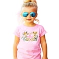 thumbnail image 5 of Wild and Three Birthday Shirt for Girls  Safari Jungle Animals 3rd Birthday Graphic T-shirt Pink Shirt 4T, 5 of 8