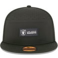 thumbnail image 2 of Men's New Era Black Las Vegas Raiders 2025 Sideline  Split Panel 9FIFTY Snapback Hat, 2 of 5